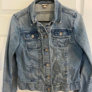 Perfect broken in classic jean jacket size S